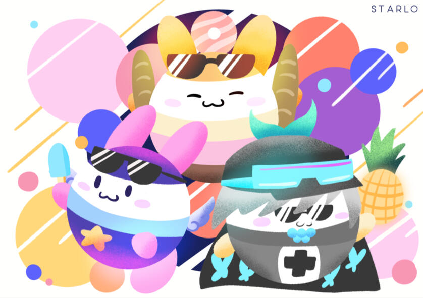 Multiple polished poster